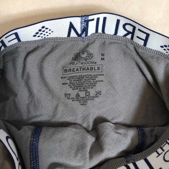 Two Fruit of the Loom Men's Trunks, Short Leg Boxer Briefs - Picture 3 of 4